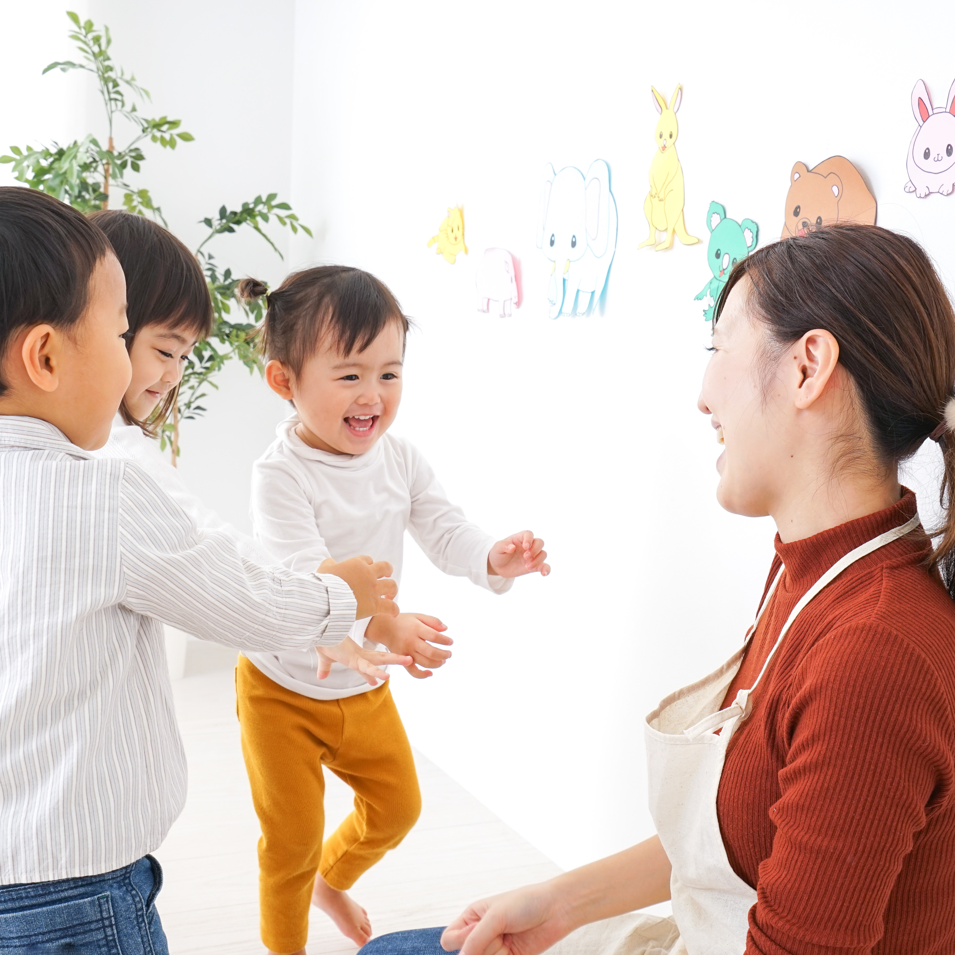 幼稚園教諭と子ども